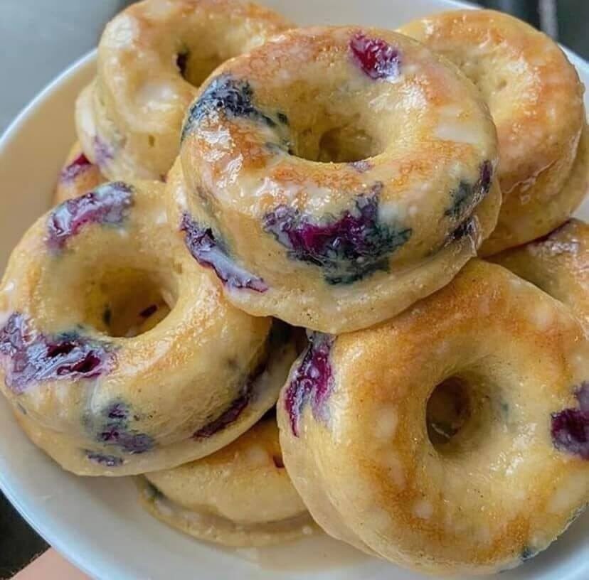 Lemon Blueberry Donuts – 1 WW Smart Point!😋