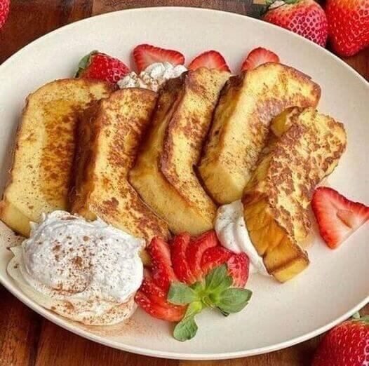 French Toast…… with no Bread😋