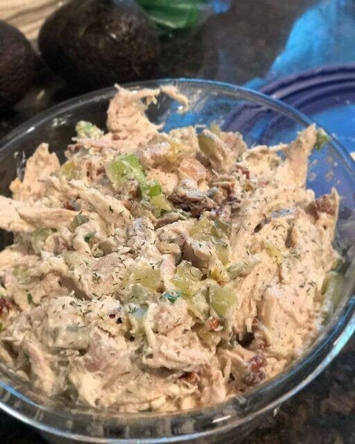 Healthy Dill Pickle Chicken Salad