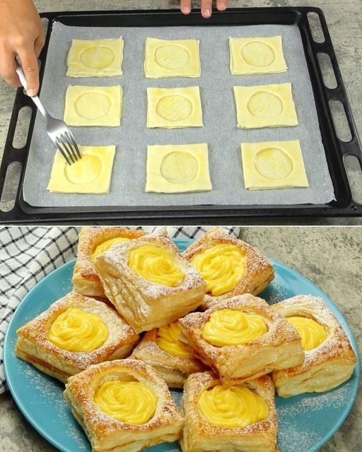 Weight Watchers Square Puff Pastry Baskets