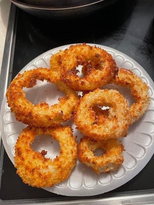 Air Fryer Onion Rings Recipe:😋