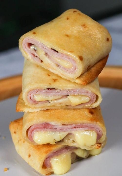 Homemade Ham And Cheese Wraps