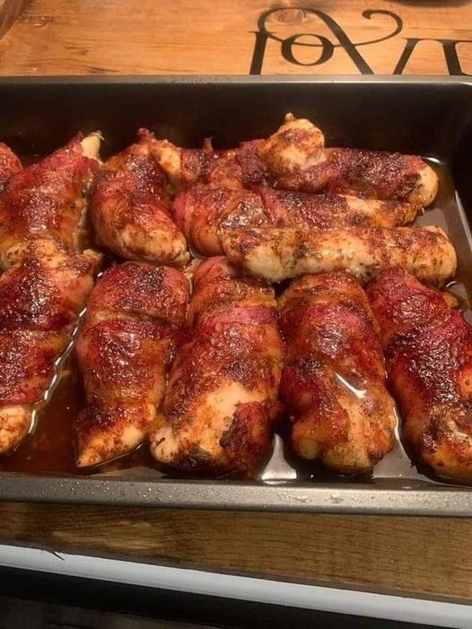 Keto Bacon Wrapped Chicken