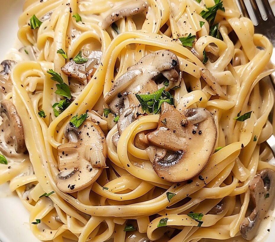 Creamy Vegan Mushroom Pasta