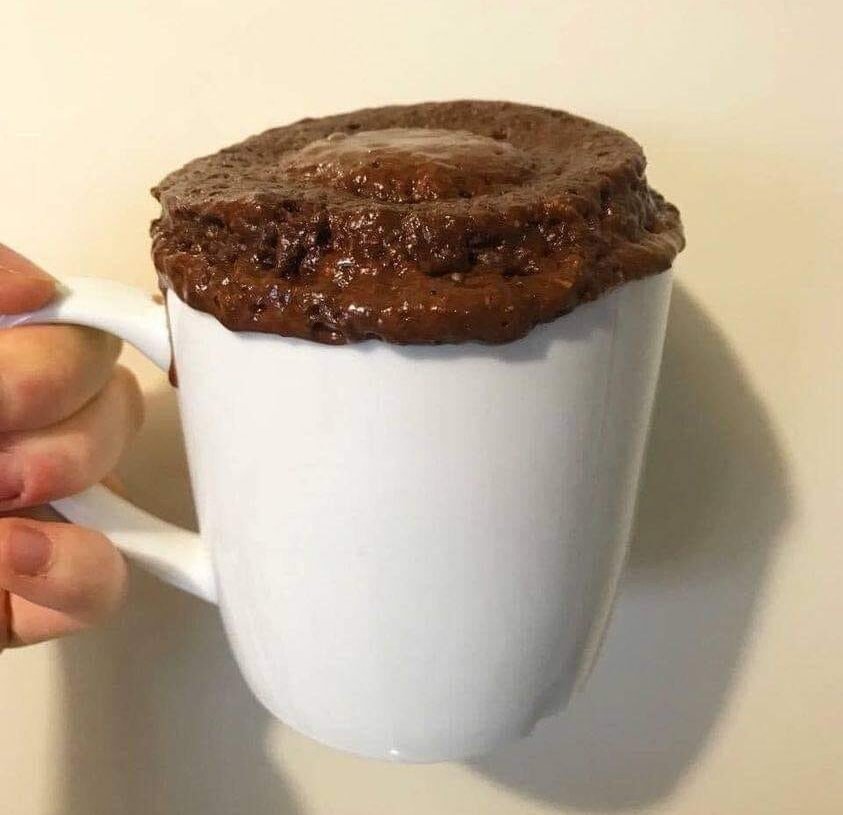 1 point chocolate mug cake