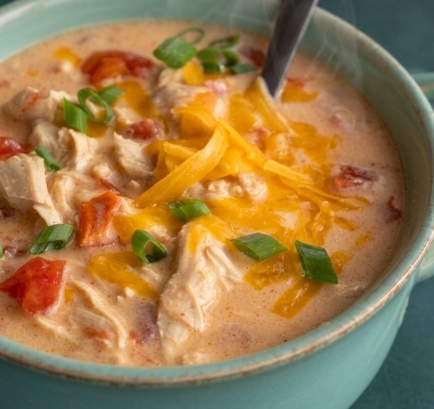 Homemade Cheesy Rotel Soup
