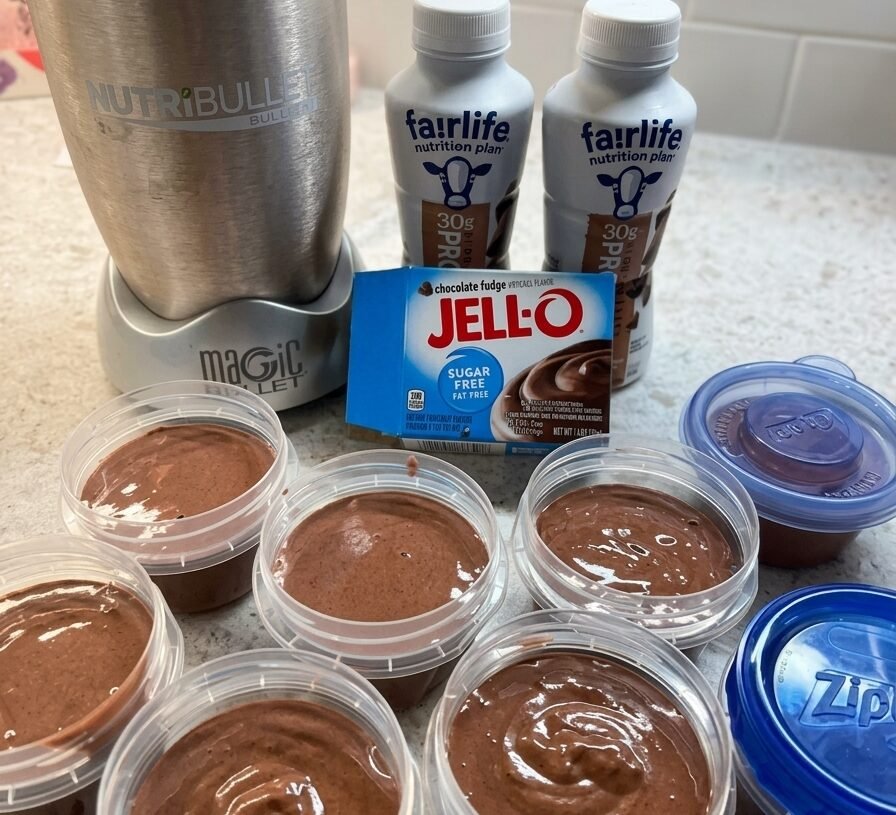 Homemade Chocolate Protein Pudding