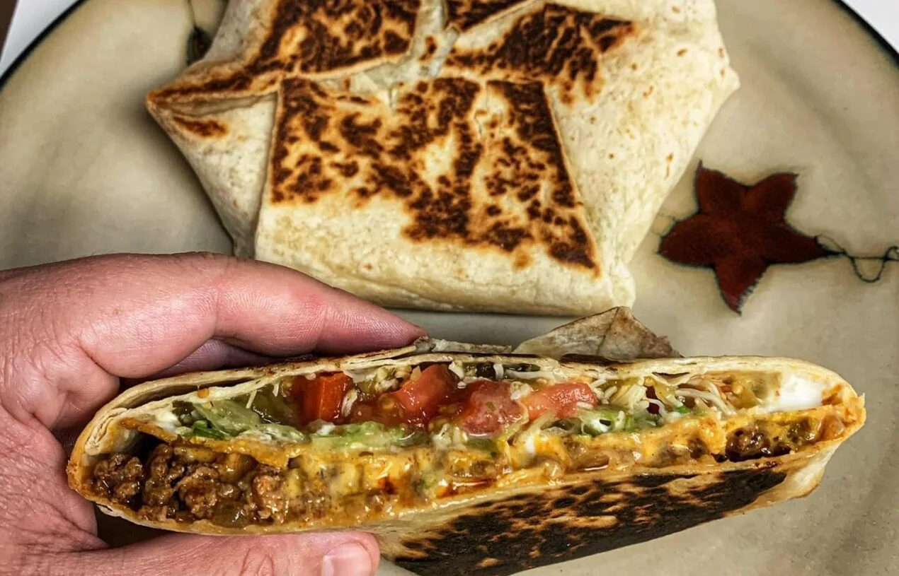 Cheeseburger Crunch Wrap😋