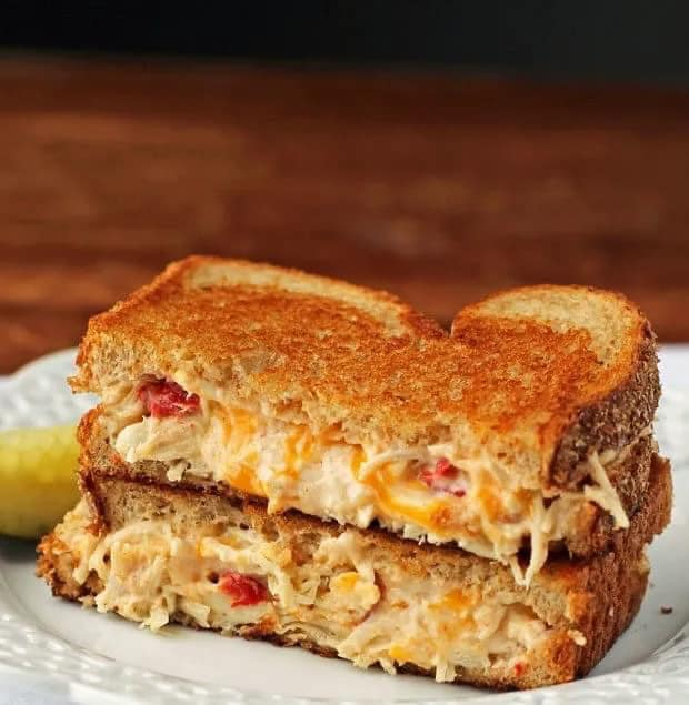 Pimento Cheese Chicken Salad Sandwiches