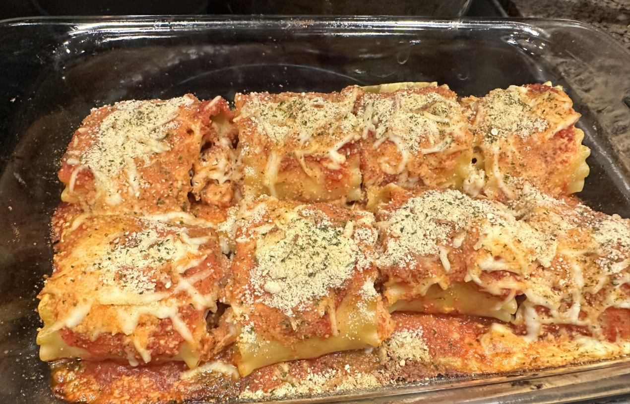 CHICKEN LASAGNA ROLL UPS 