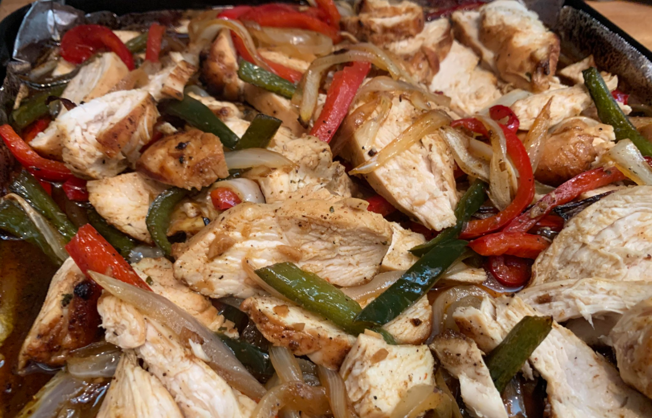 ONE PAN CHICKEN FAJITAS