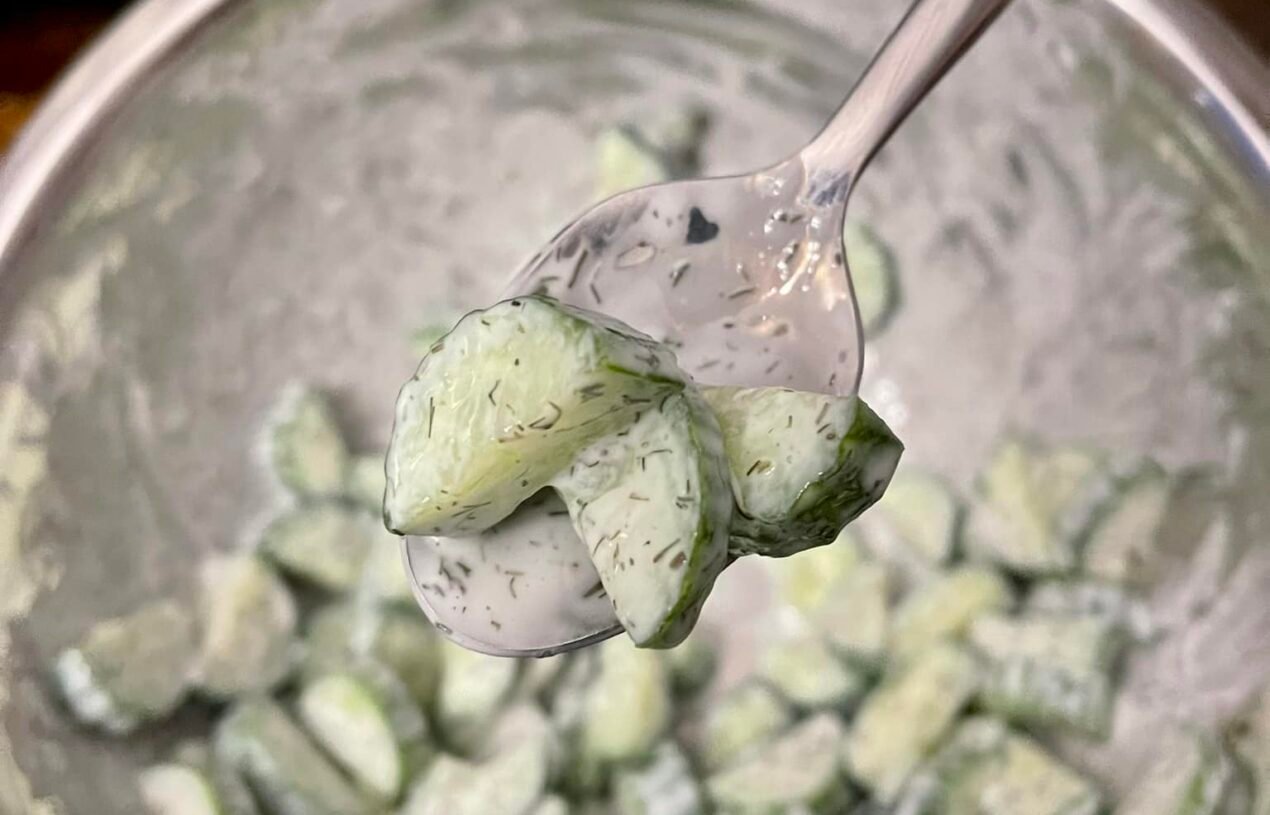 Vegan Cucumber Dill Salad