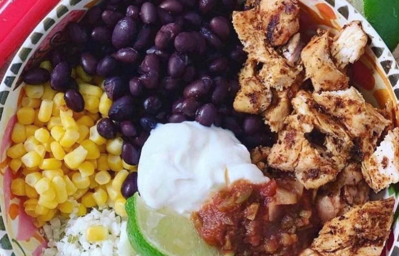 Zero Point chicken burrito bowl 