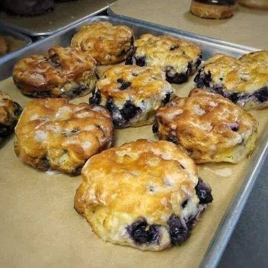 keto blueberry biscuits