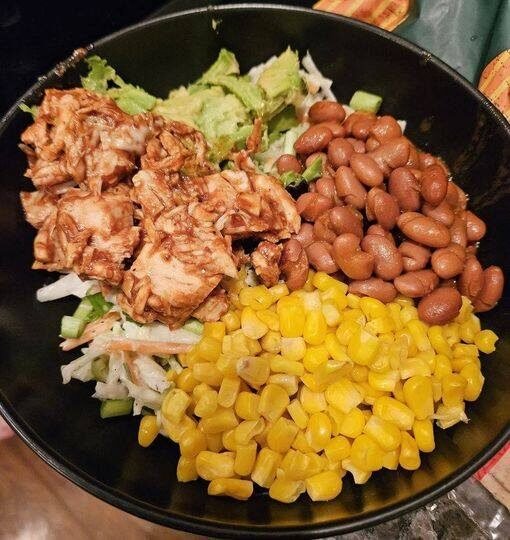 7 point BBQ chicken bowl 