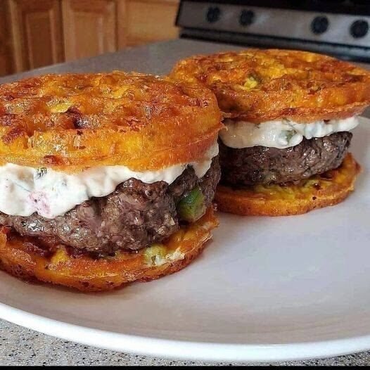 Weight Watchers Chaffle Burger