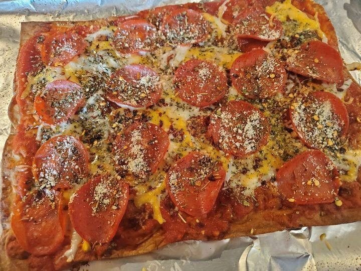 Turkey Pepperoni Pizza