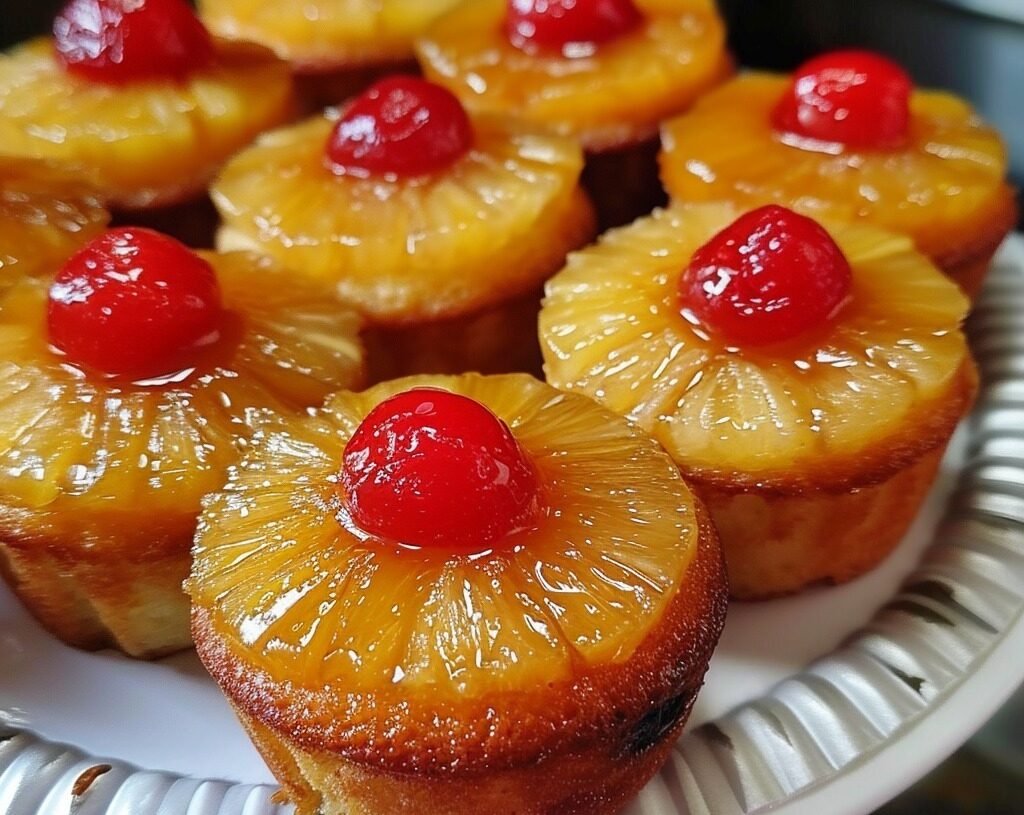 WEIGHT WATCHERS Pineapple Upside-Down Cupcakes