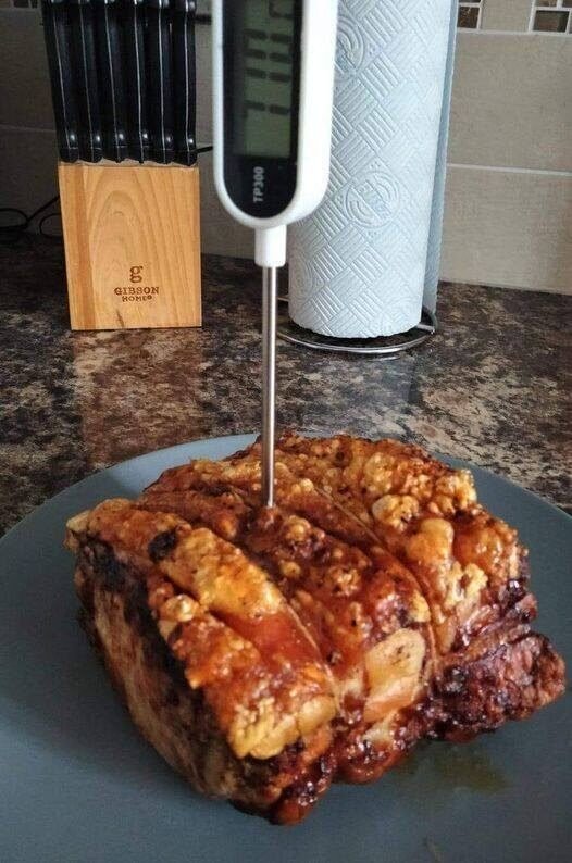 Air Fryer Roasted Pork Loin Joint with Crispy Crackling