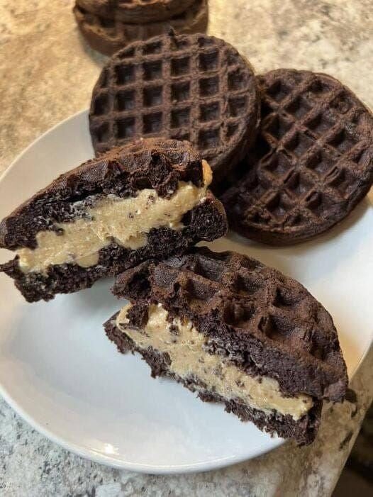 Weight Watchers Chocolate Peanut Butter Chaffle