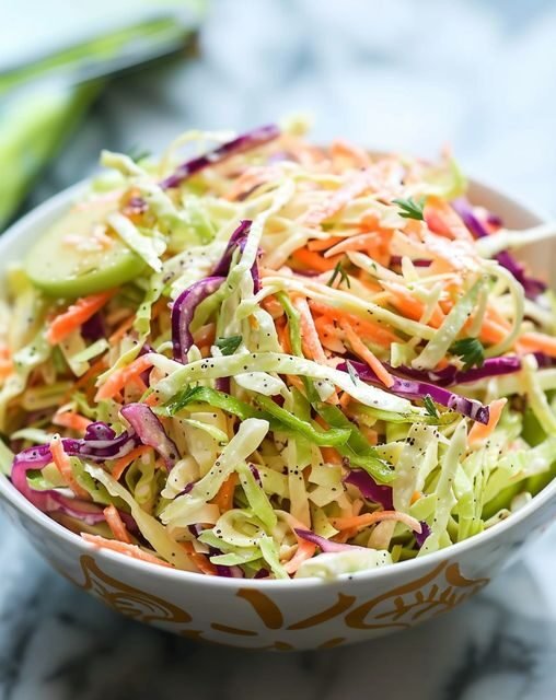 Healthy Apple Coleslaw