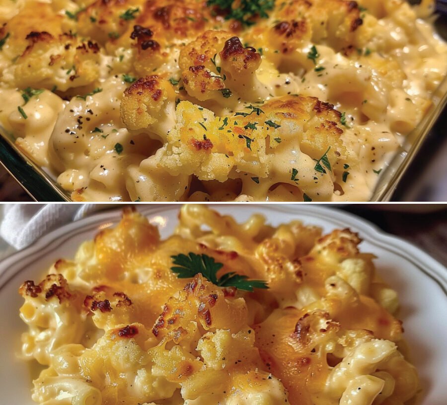 Keto Cauliflower Mac and Cheese