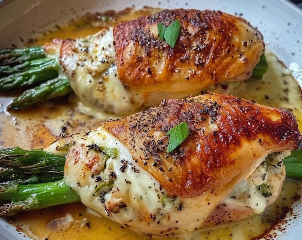 Asparagus Stuffed Chicken Breast