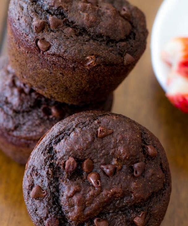 Weight Watchers Double Chocolate Chip Muffins