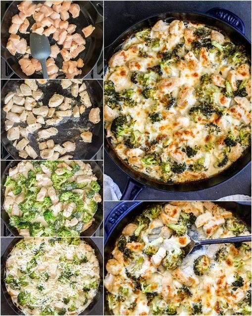 Creamy Chicken Broccoli and Cheese Casserole