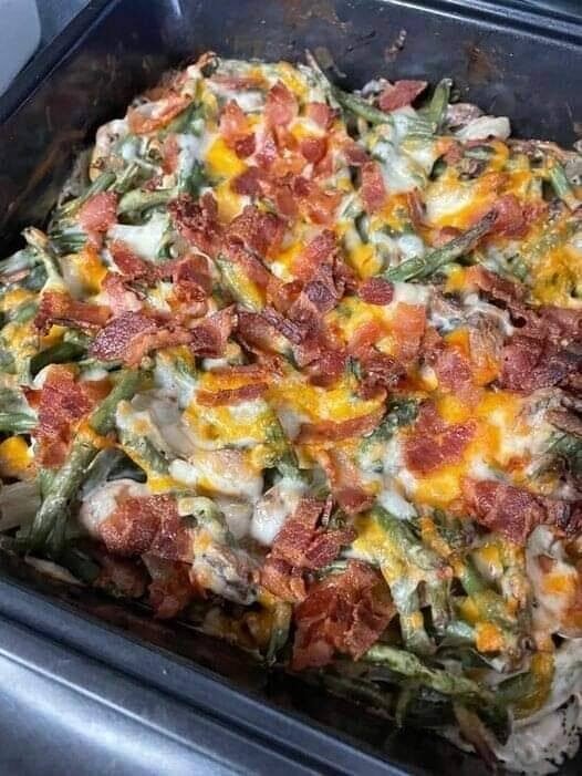 Green bean and bacon casserole