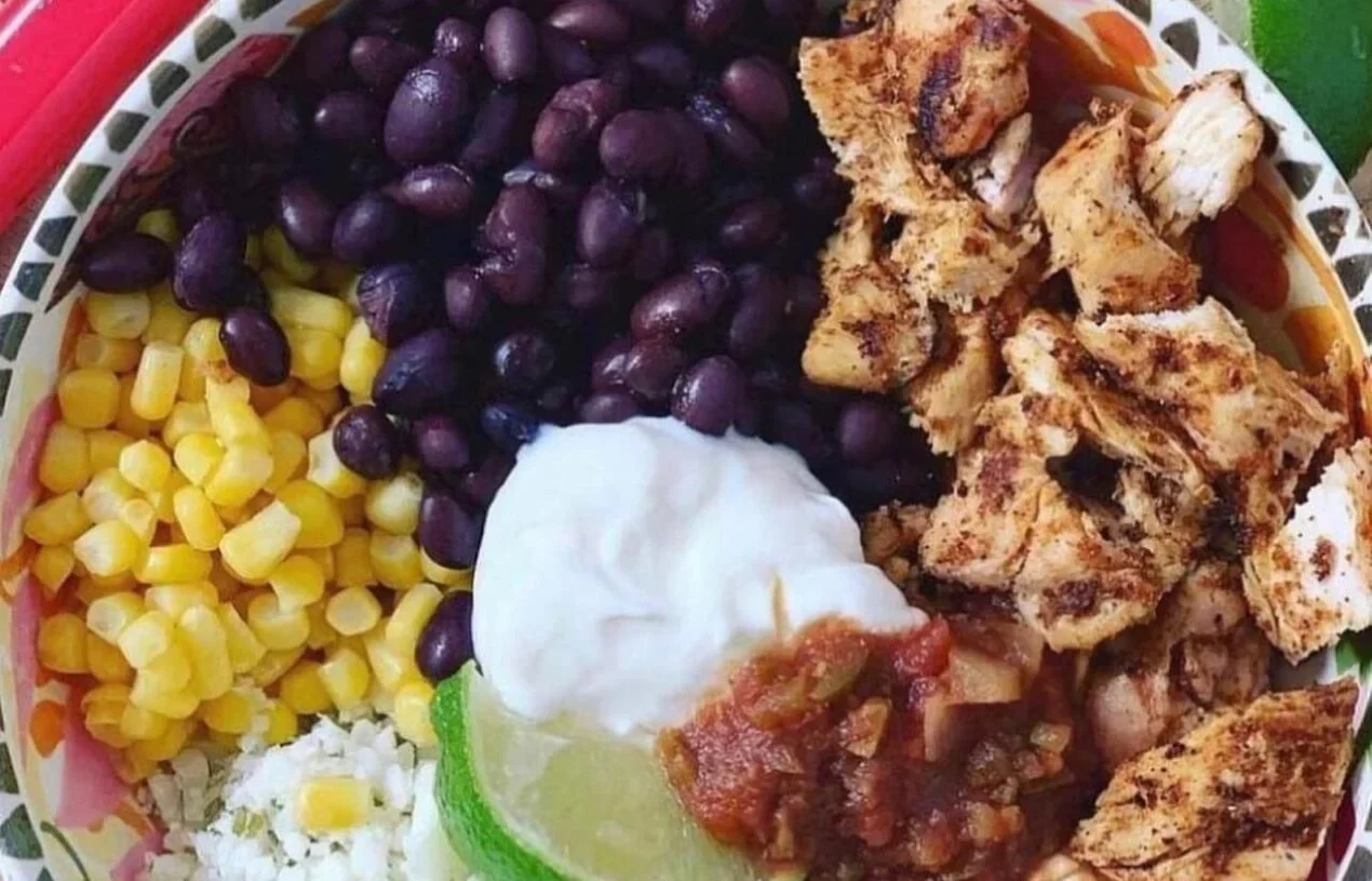 Zero Point chicken burrito bowl