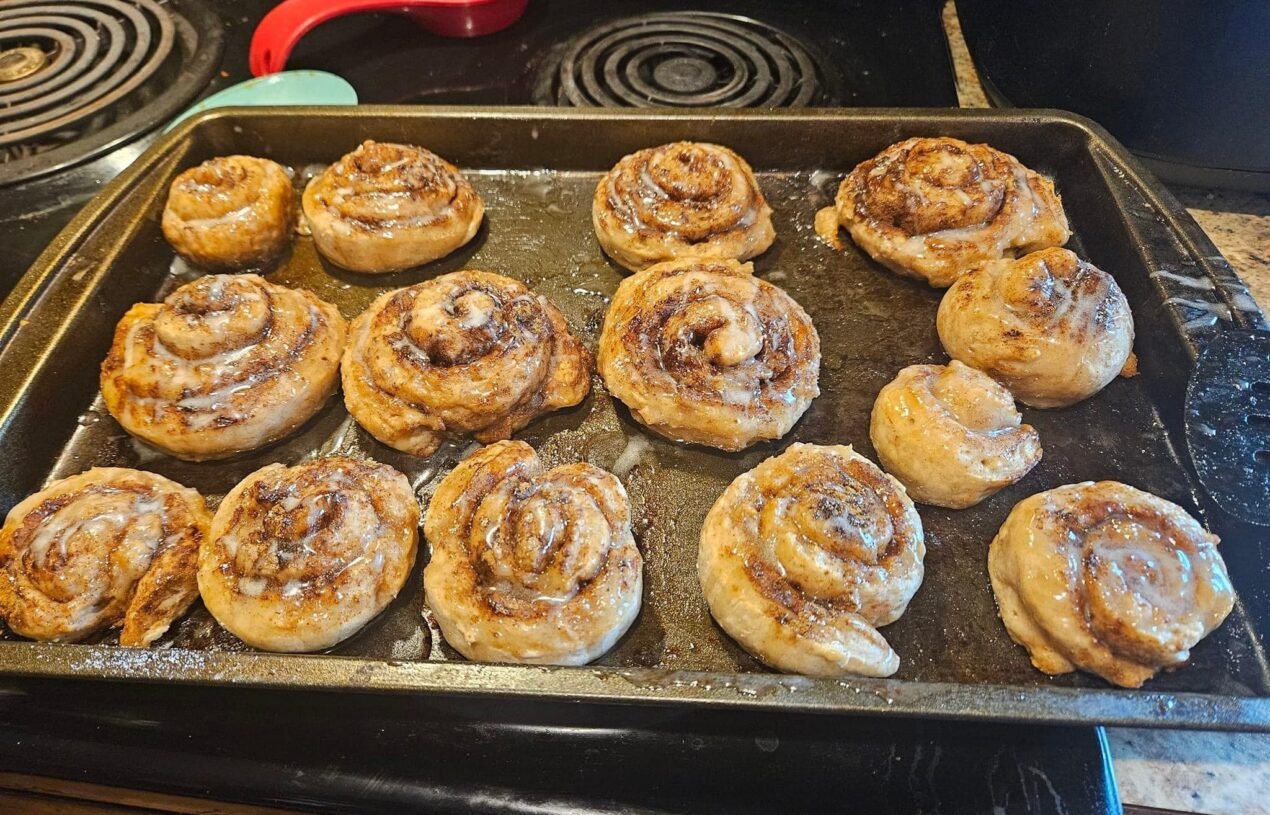 Easy two ingredient dough cinnamon rolls