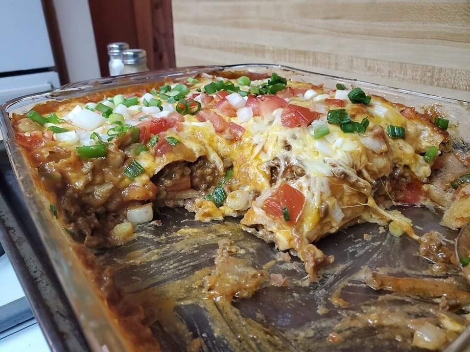Vegan Mexican Pizza Casserole