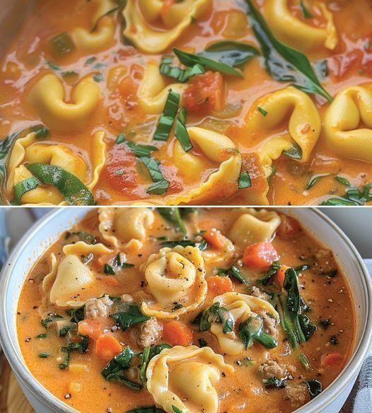 Instant Pot Creamy Tortellini Soup