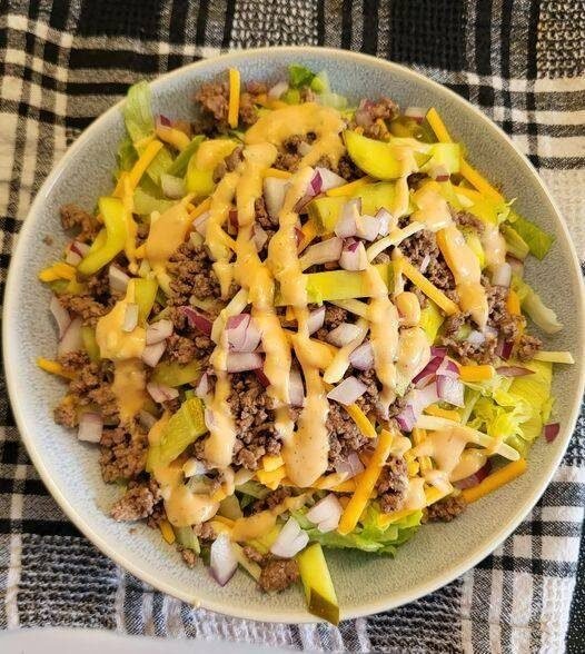 keto Big Mac salad