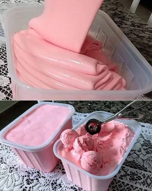 Keto Homemade Light Raspberry Ice Cream Recipe