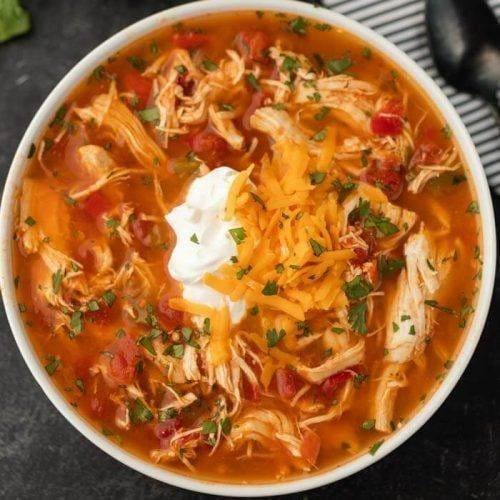 WW Low Carb Chicken Fajita Soup