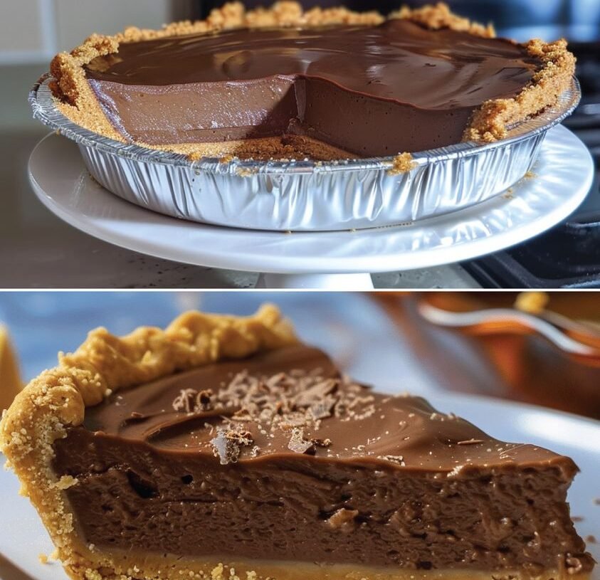 Vegan Tofu and Chocolate Pudding Pie