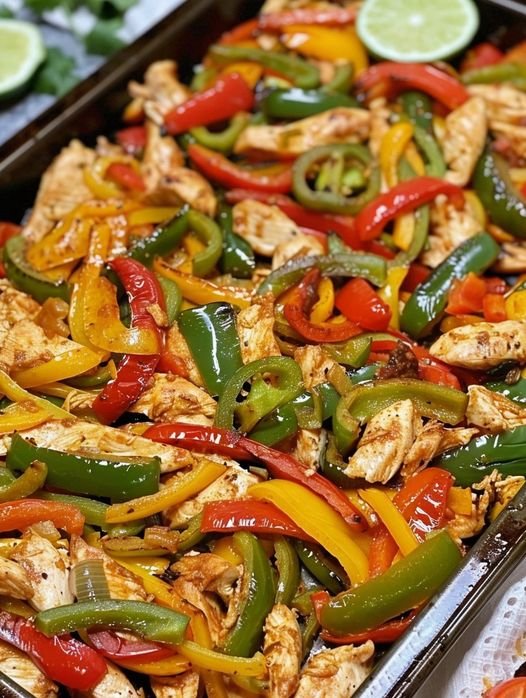 Keto Air Fryer Chicken Fajitas