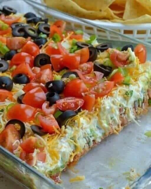 Vegan 7-Layer Taco Dip