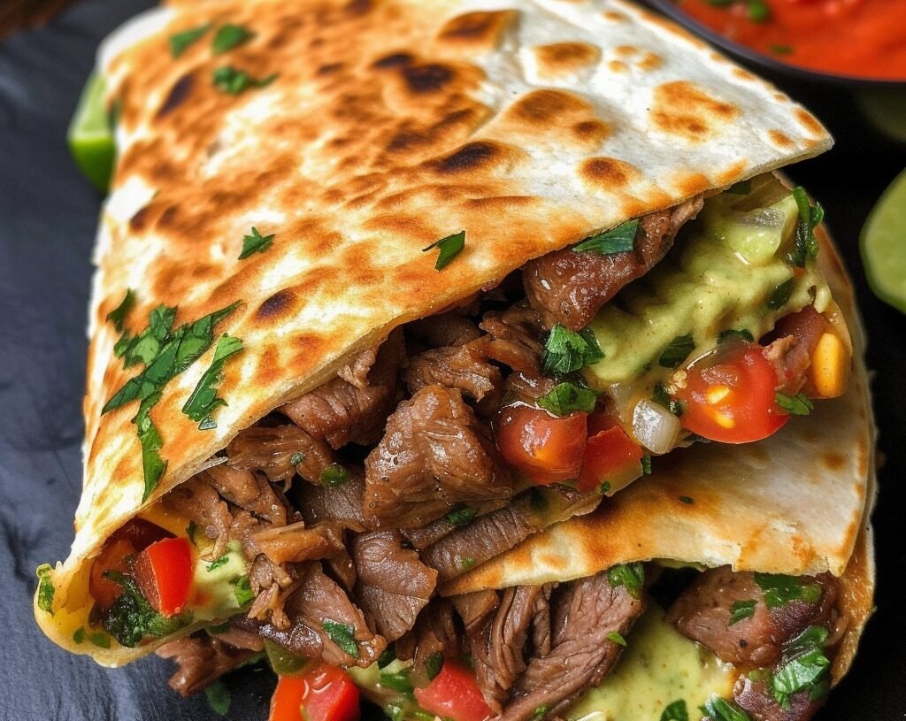 Loaded Steak Quesadillas