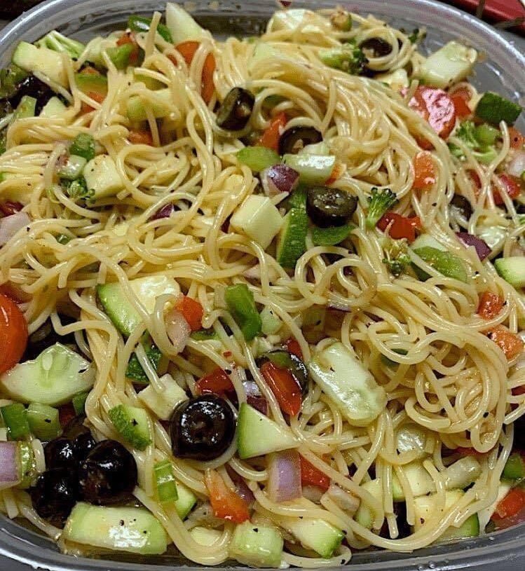 Vegan California Spaghetti Salad Recipe