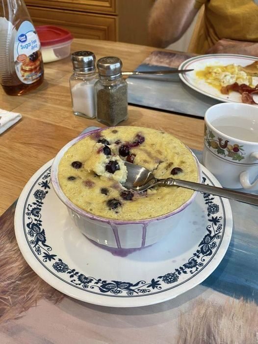 Zero point Delicious Banana Blueberry Breakfast Pudding