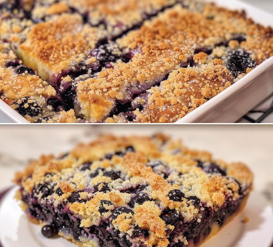Keto Blueberry Buckle