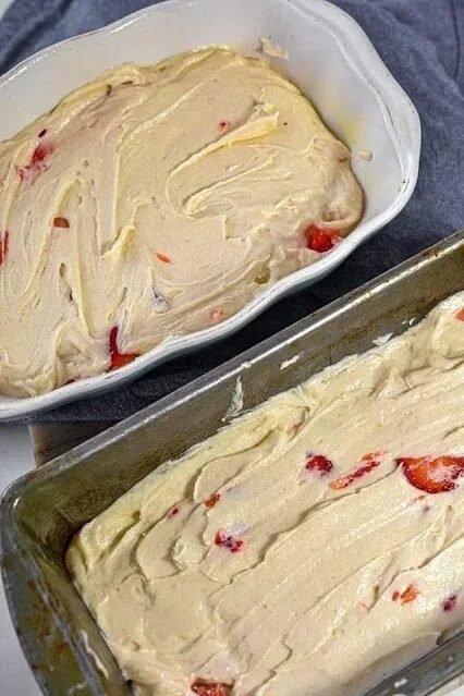 Low Carb Strawberry Pound Cake