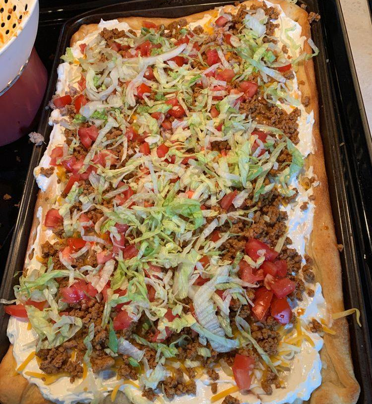 Weight Watchers Taco Pizza