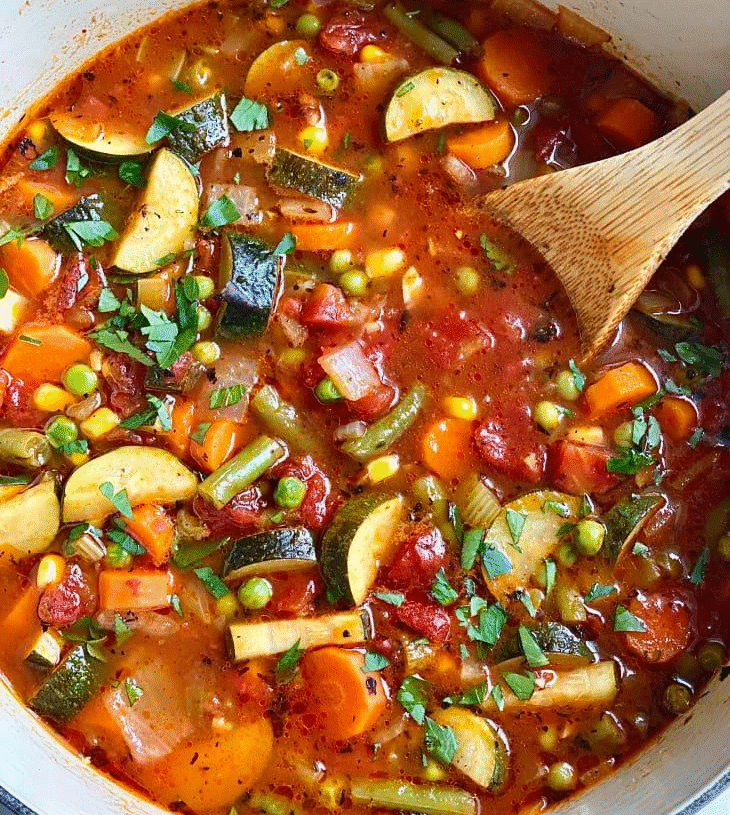 Hearty and Nourishing Loaded Vegan Vegetable Soup