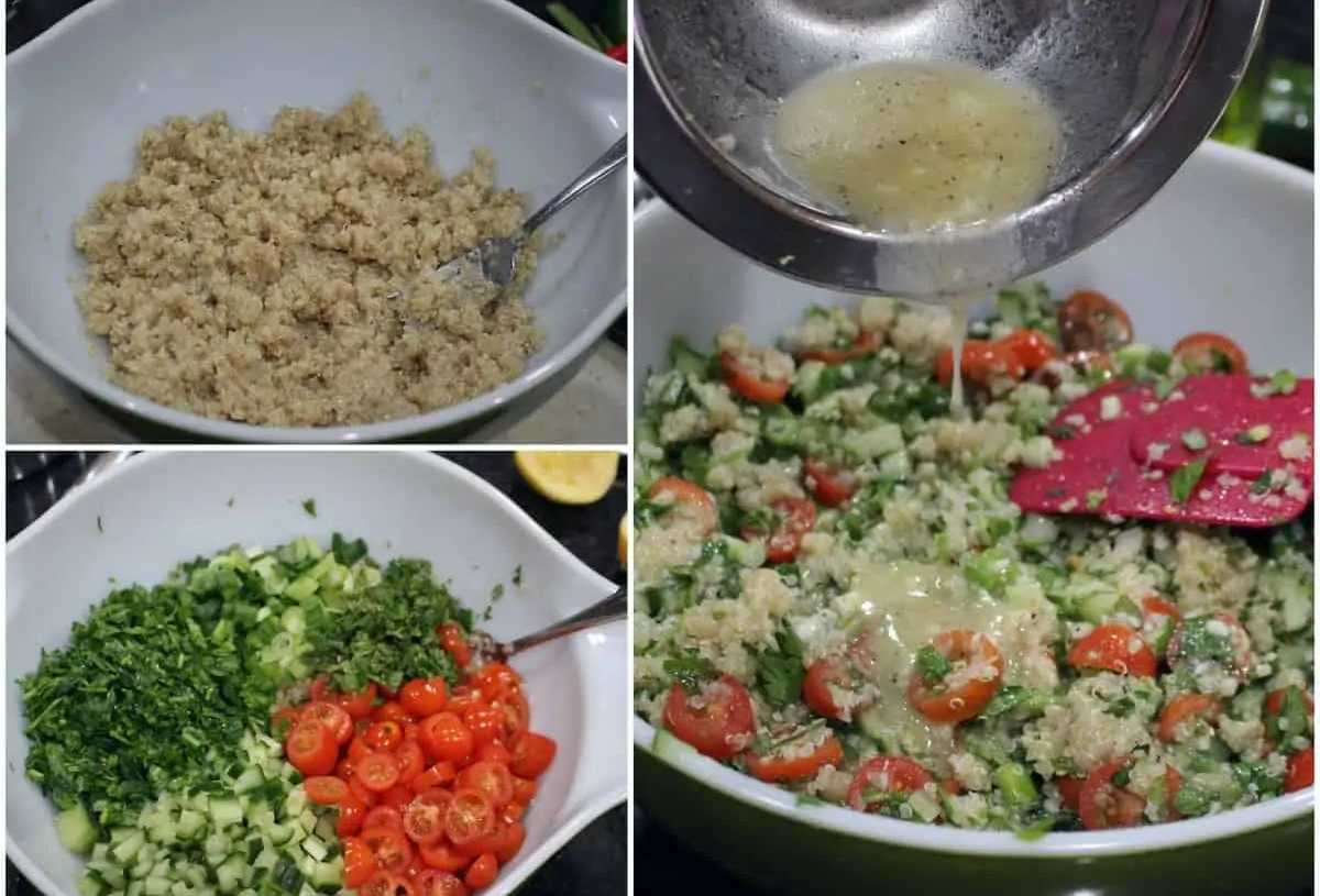 Vegan Quinoa Tabbouleh Salad