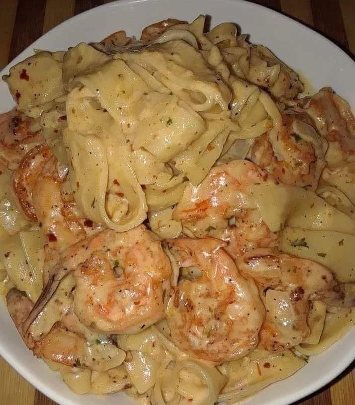 Keto and Low Carb Pasta with Shrimp