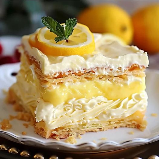 No-Bake Lemon Eclair Cake: A Weight Watchers Delight